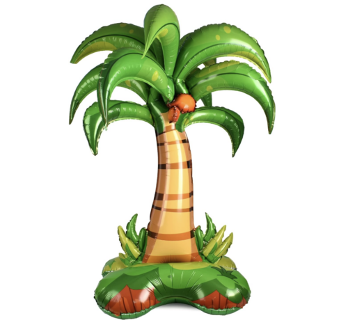 Balloon Foil Palm Tree with Coconuts